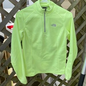 THE NORTH FACE NEON GREEN FLEECE